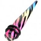 Wholesale fashion uv acrylic ear taper