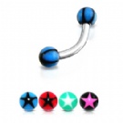 wholesale star eyebrow ring piercing jewelry
