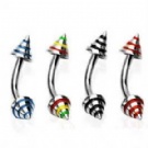 wholesale unique steel eyebrow rings