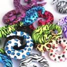 Wholesale acrylic spiral ear piercing