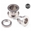Wholesale titanium ear plugs and tunnels
