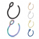 Wholesale 316L Stainless Steel Clip on Hoop Fake Nose Ring Lip Rings  Non-Piercing 316L Faux Body Piercing Jewelry
