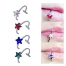 Wholesale 316L Piercing Stainless Steel Fake Spring Clip On Nose Rings Fake Lip Hoop C Clip Lip Ring Fake Nose Piercing  Body Jewelry Non-Pierced