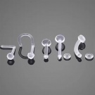 Wholesale Piercing Bioplastic soft clear nose retainer Nose Ring New Style  Retainer Stud Clear Transparent For Women Body Bio Cellulose