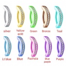 Wholesale Implant Grade Titanium F136 Belly Button Ring Septum Ring  clip Anodized Navel clickers Curved Barbell Piercing Body Jewelry