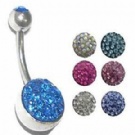 wholesale hot crystal  belly bars