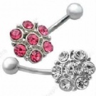 wholesale 2013 flower navel bars