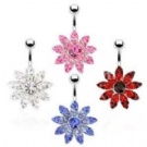 wholesale new sell flower navel bars