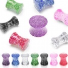 wholesale glitter ear plug piercing jewelry