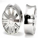 wholesale unique gear steel ear flesh