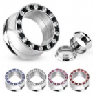 Wholesale new crystal steel ear plugs